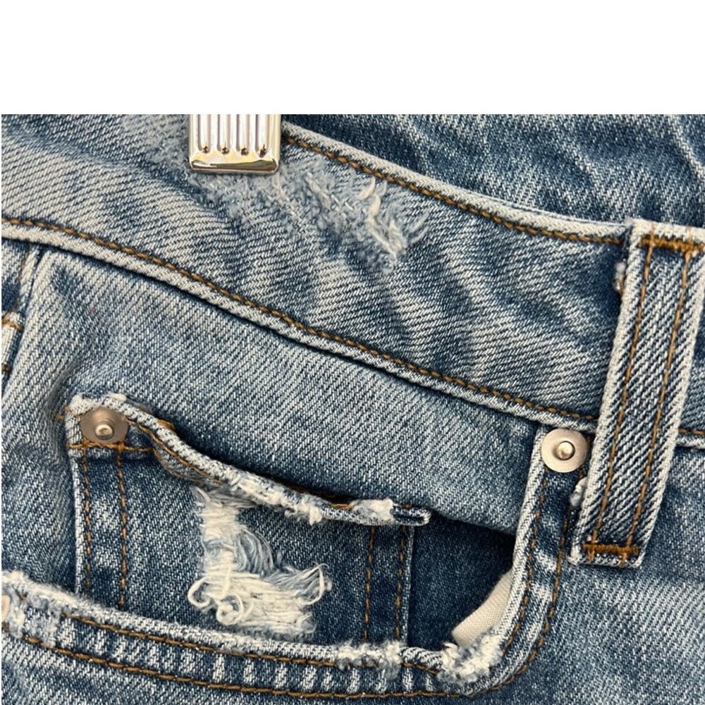 Derek Lam “ Mila” Mid- Rise Girlfriend Denim Blue Jeans - Picture 3 of 9